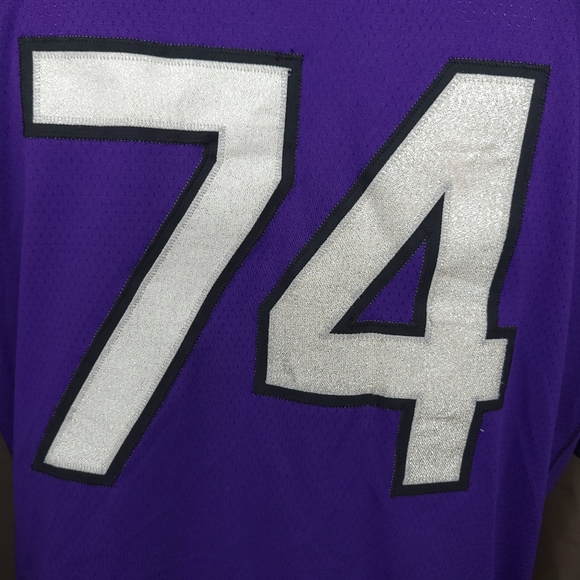 Colorado Rockies MLB Men's Jersey - Size: XL - Purple / Silver - Picture 9 of 11